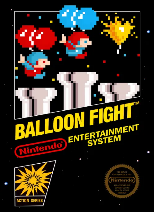 Balloon Fight (USA) (e-Reader)